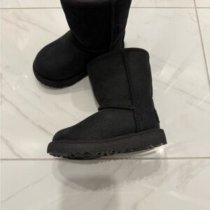 UGG Kids Black Winter Boots